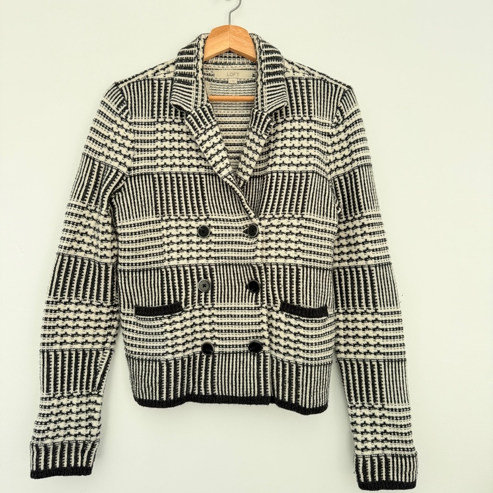 Loft cardigan blazer style warm and cozy